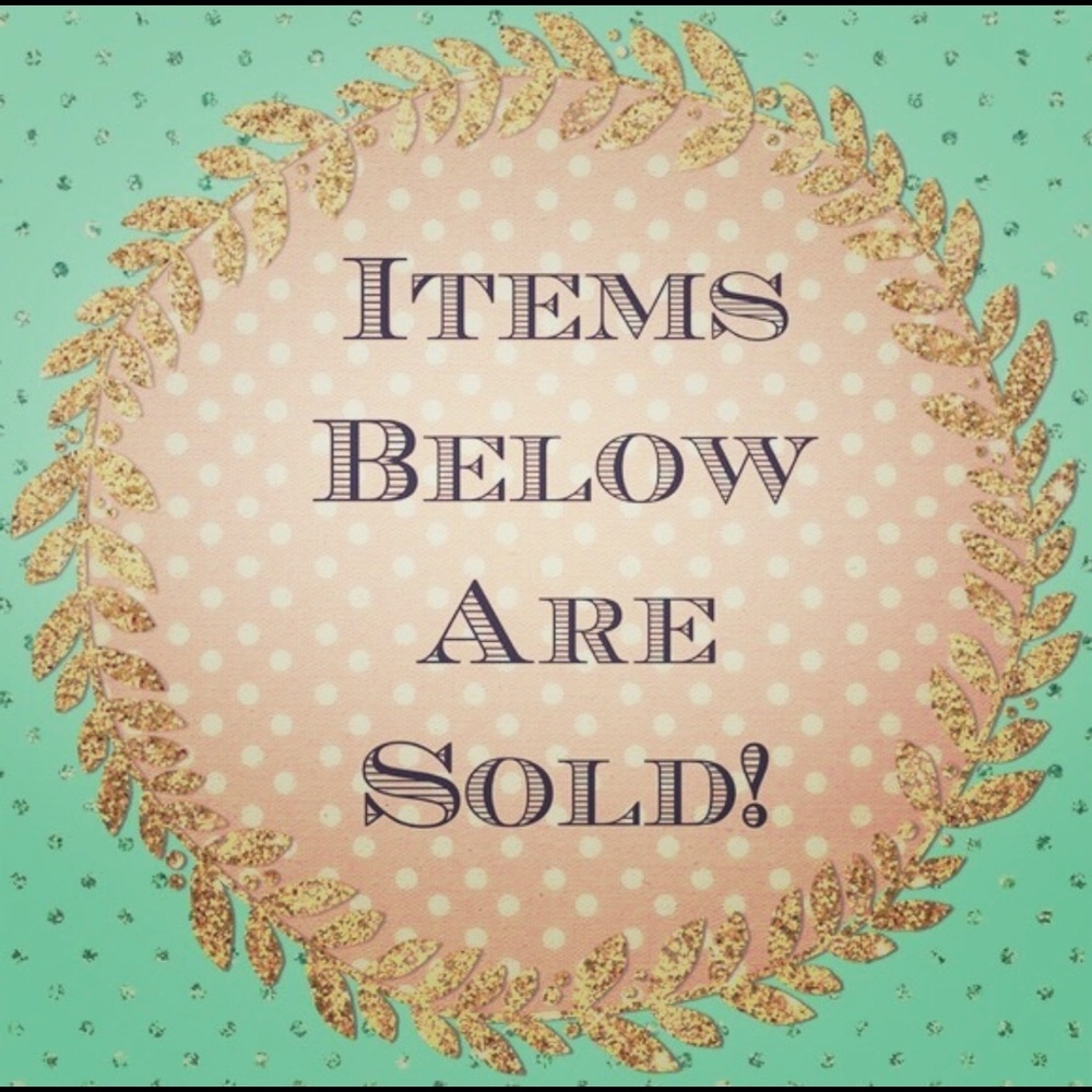 Thank you for shopping my closet😊